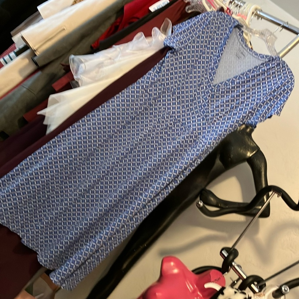 Ladies, beautiful blue dress size medium regular by L.L. Bean